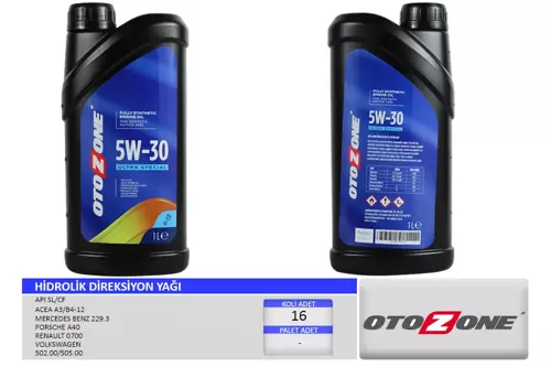 MOTOR YAĞI 5W30 1 LT ULTRA SPECIAL TAM SENTETİK API SL/CF 5W30 93165554 7711943759 (16 ADET)