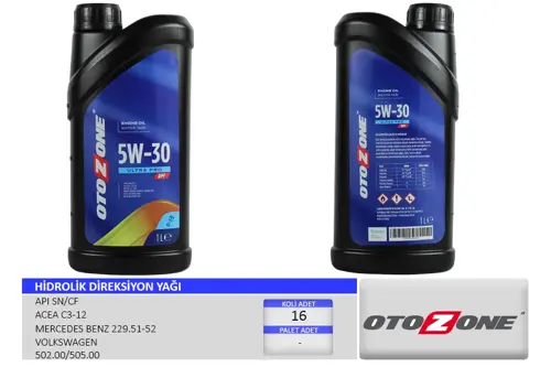MOTOR YAĞI 5W30 1 LT ULTRA PRO PARTİKÜLLÜ-DPF TAM SENTETİK API SN/CF 5W30 93165554 7711943759 (16 ADET)