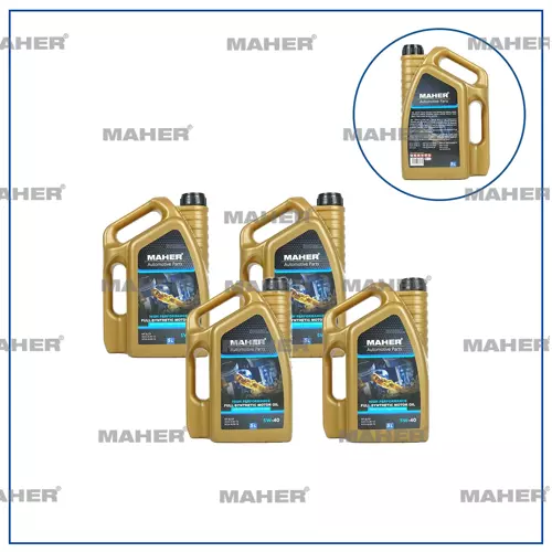 MOTOR YAĞI 5W/40 TAM SENTETİK SL-CF / 5LT 5W405CF (4 ADET)