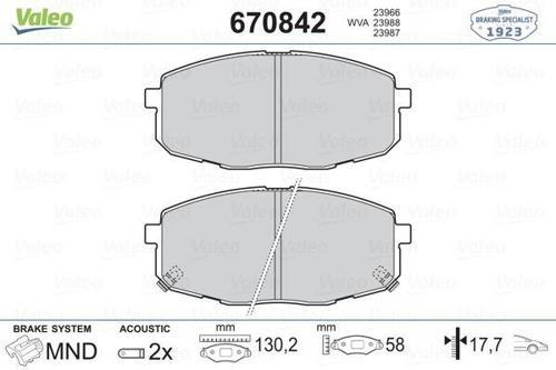 ÖN BALATA HYUNDAI İ30 1.4-1.6-2.0-1.6 CRDI-2.0 CRDI 2010-2007  KIA CEED 2006 581011HA10