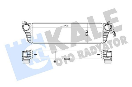 TURBOSARJ RADYATORU MERCEDES VITO W639 2003 A6395011301