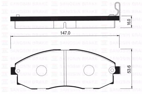 ÖN FREN BALATA HYUNDAI H100 STAREX 2.5L D4BH TC. TCI PANELVAN 1996-2007 581014AA00 581014AA31 581014AA61