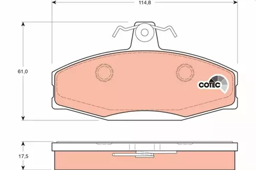 ÖN BALATA FAVORİT 1991-1997 FELICIA 1992-2001 CADDY 1.6 1.9D 1996-2012.00 6U0698151B 6U0698151E