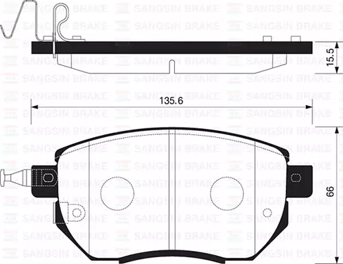 ÖN FREN BALATA NISSAN MURANO 3.5L VQ35 Z50 2003-2008 / INFINITI FX35 FX45 02- 41060CG00J 41060CG091 WVA23834