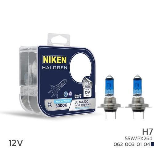 NIKEN 125 H7 55W BEYAZ IŞIK AMPUL PX26D 5000K UNIVERSAL