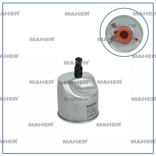 YAKIT FILTRESI (MAZOT) 206 / 207 / 208 / 301 / 508 / 3008 / TEPEE / C3 / C4 / C5 / BERLINGO 2012 DV6-DV6C-A16DT 1.6 HDI EURO 5 1906E6