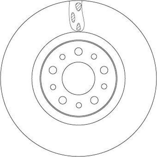 ÖN FREN AYNASI DİSK FIAT EGEA 2016 1.0 1.3 MTJ 1.4 1.5 1.6 MTJ 5 BİJON DIŞ:284MM K:24MM 51990127 51996238 51996239 52017292
