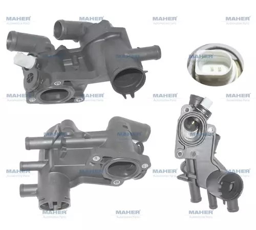 TERMOSTAT KOMPLE POLO / FABIA / IBIZA / CORDOBA 2002-2008 BBY-BBZ-BKY 1.4 032121111AP