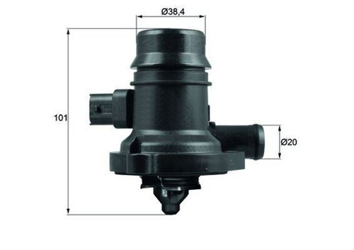 TERMOSTAT ASTRA J 2010-2015 INSIGNIA A 2009-2017 CORSA D 2007-2014 CORSA E 2015-2019 MERIVA B 2010-2017 MOKKA 2013-2019 1.4 A14NET A14NEL B14NEH B14 NEJ 103C 28290034 25200455 1338031 55593034