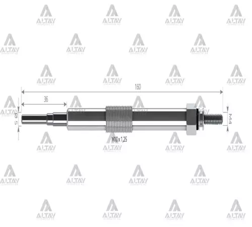 KIZDIRMA BUJİSİ (ISITMA) COROLLA 2007-2013 / YARIS 1.4 D-4D / MINI ONE D 115. 19850 0W010 (10 ADET)