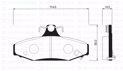 ÖN BALATA A6 2.7T QUATTRO 1997-2005 ARKA BALATA DİSK SSANGYONG MUSSO 1995 KORANDO 2002 4841305000 48413050A0 WVA23242