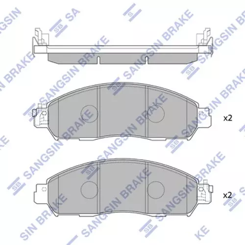 ÖN FREN BALATA NISSAN NAVARA 2.3L YS23 D23 16- D10604KJ1A D10604KH0C