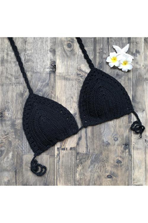 Tığ Örgü Bikini Üstü