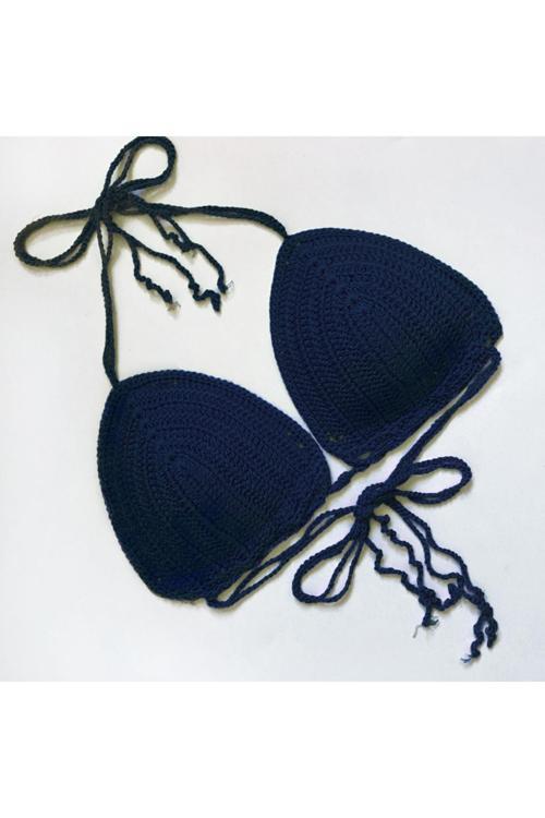 Tığ Örgü Bikini Üstü