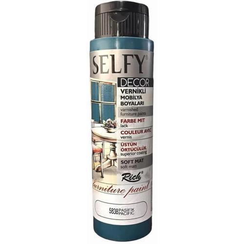Selfy Decor Vernikli Boya 500 cc 5838 PASİFİK
