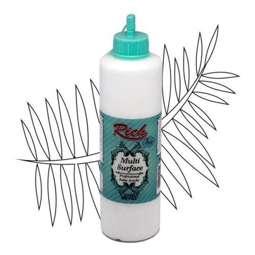 Multi Surface Her Yüzey İçin Akrilik Boya 500 cc. 2100 BEYAZ