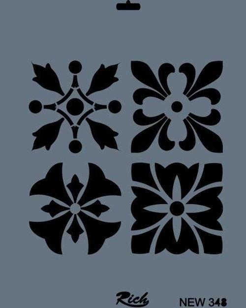 Stencil Boyama Şablonu 25x35 cm. NEW-348