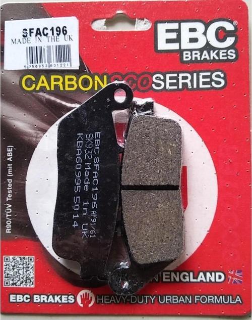 Yamaha X-Max 400 Abs Ön Fren Balatası Ebc Sfac196 Karbon Balata