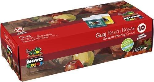 Guaj Boya Seti 10 Renk x 30 cc. Şişe