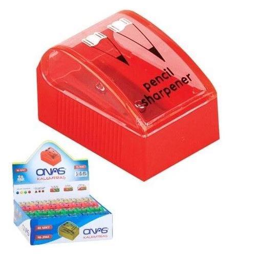 Çift li Kapaklı Kalemtraş