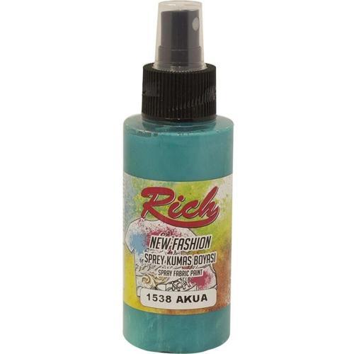 New Fashion Sprey Kumaş Boyası 100 cc. 1538 AQUA