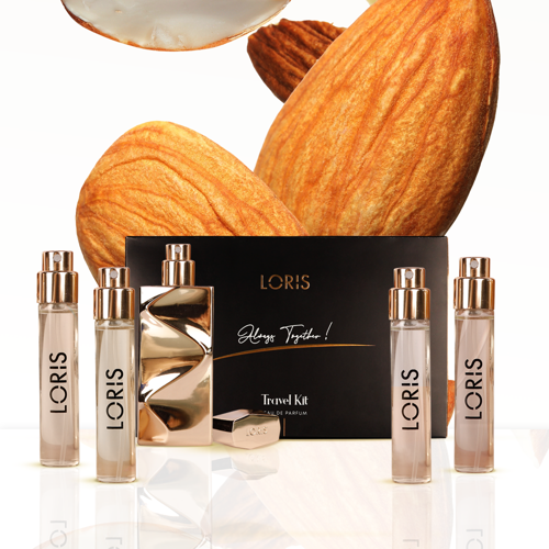 Almond Coffee Unisex Travel Kit 10 ML- 5 li