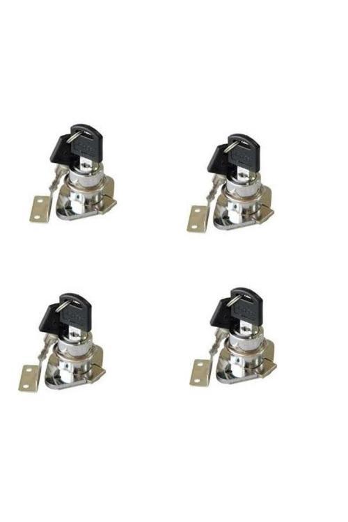 Oval Mobilya Ve Çekmece Kilit 4 Adet