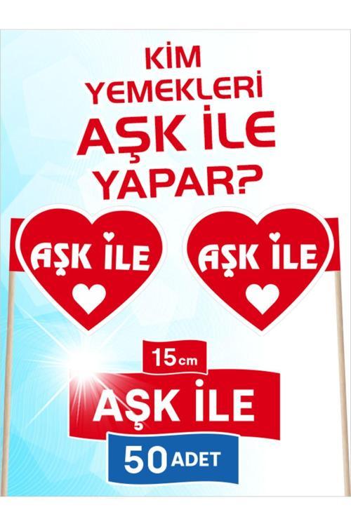 15 Cm 50 Adet - Aşk Ile