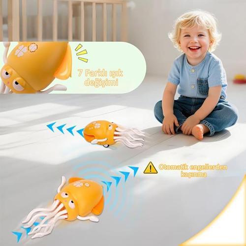 Dansçı Kali Sesli Işıklı ve Sensörlü Ahtapot