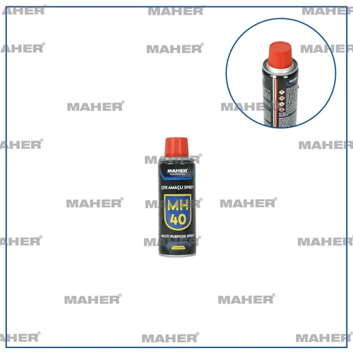 MH40 ÇOK AMAÇLI YAĞLAYICI KORUYUCU BAKIM SPREY 200 ML 39419 (36 ADET)