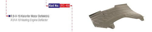 KALORİFER ÜST PLASTİĞİ MUHAFAZA R9-R11 MOTOR DEFLEKTÖRÜ 7700691466 (5 ADET)