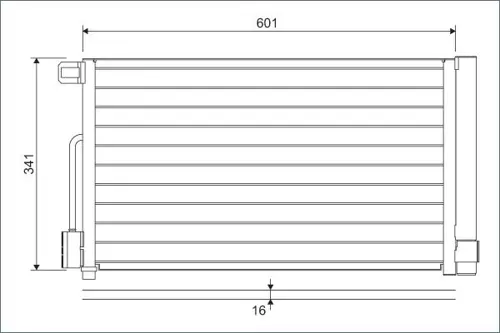 KLİMA KONDENSERİ COMBO D-CORSA D-E ADAM-BIPPER-TEPEE-NEMO 1.2-1.4 HDI 2008FIORINO 1.4-1.3D MJ 2007 571X3511012 95530541 6455 GA 55700406 52039557
