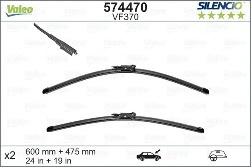 SILECEK SUPURGESI TAKIMI 600MM / 475MM MERCEDES W176 C117 10156 . AUDI A3 . RENAULT KOLEOS . BMW E90 E92 E93 F30 G22 G23 E84 A1768202800 8P1955425F 288900838R