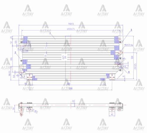 RADYATÖR KLIMA COROLLA 1993-1998 BRAZING 88460 12460