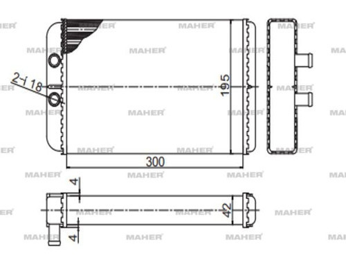 RADYATÖR KALORİFER JUMPER 2 2002-2006 / DUCATO 2 2002-2006 / BOXER 2 2002-2006 MEKANİK 46722710