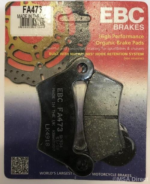 Fa473 2010-2012 Can-am Spyder RT-S Uyumlu Arka Fren Balatası Organik Balata