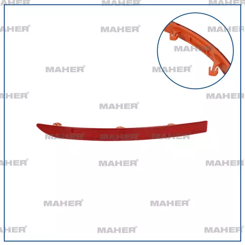 REFLEKTOR TAMPON TIGUAN 2008-2016 ARKA SOL 5N0945105