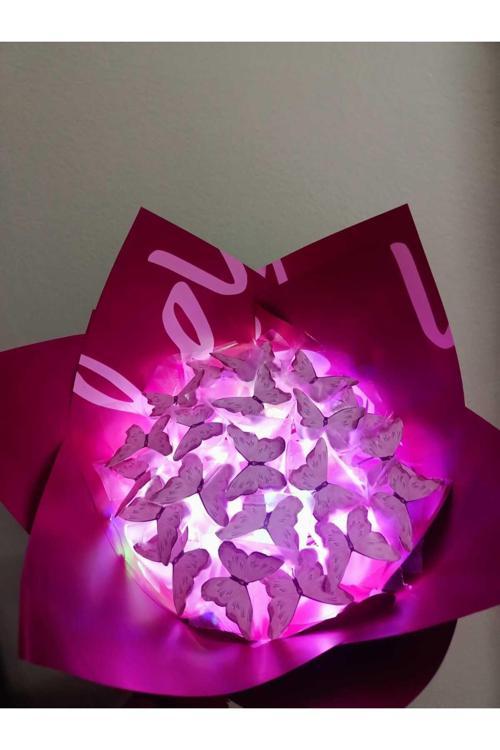 Ledli Kelebek Buketi