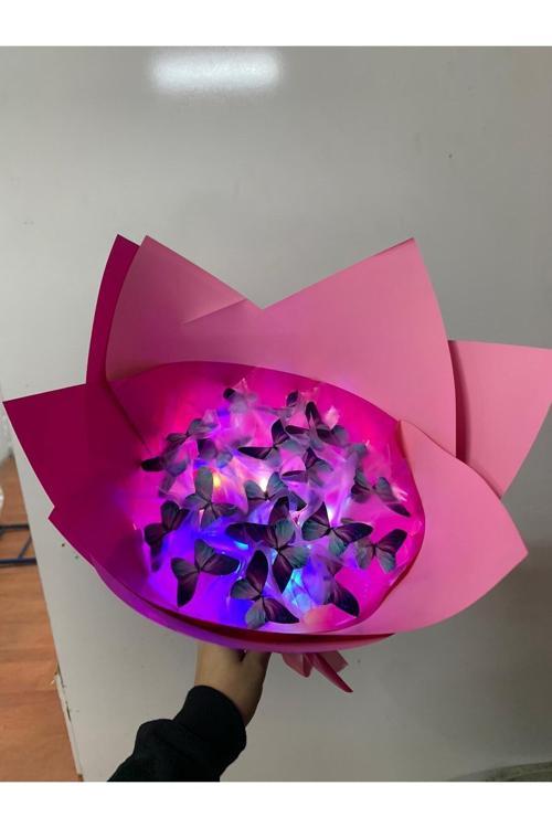 Ledli Kelebek Buketi