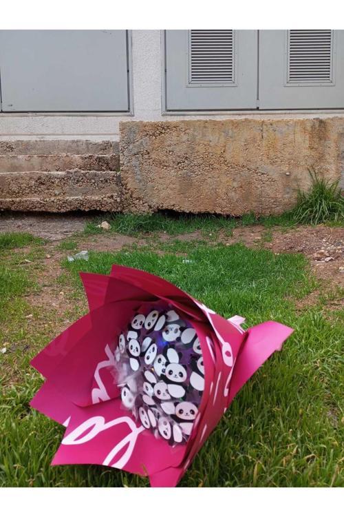 Pandalı Ledli Kelebek Buketi