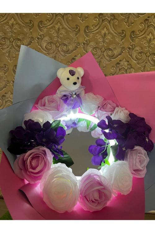 Ayıcıklı Ayna Buketi