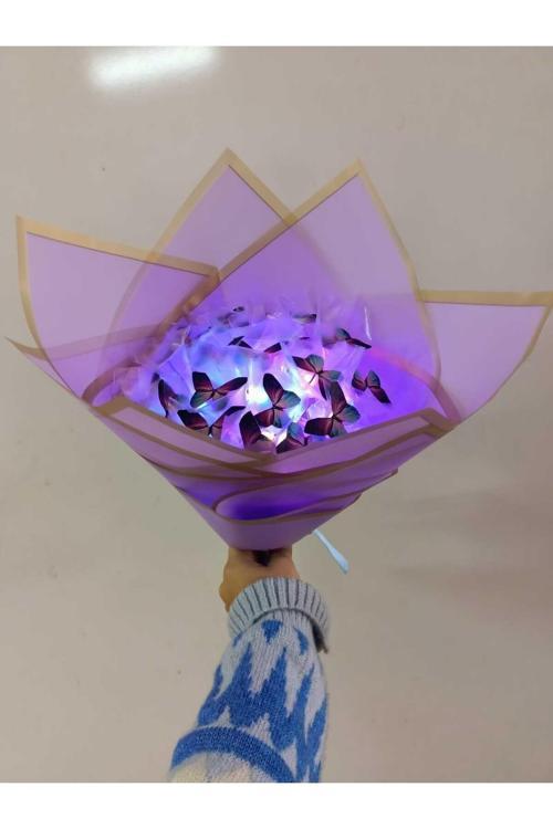 Ledli Kelebek Buketi