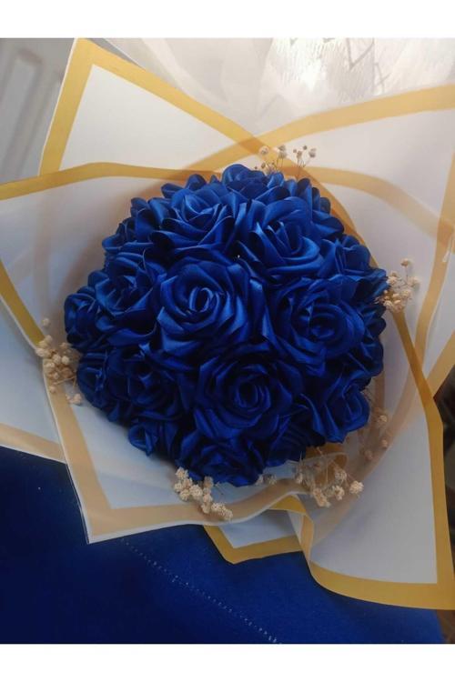 Kuedeleden Mavi Gül Buketi