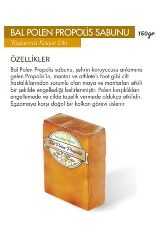 Önleyici & Canlandırıcı Doğal Bal Polen Propolis Bakım Sabunu 150 gr