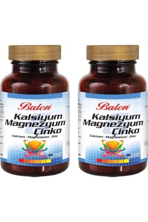 2 Kutu Kalsiyum Magnezyum Çinko Kapsül 90 X709 Mg X2