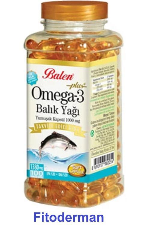 Omega 3 Balık Yağı 1000 Mg 100 Kapsül Tse Helal