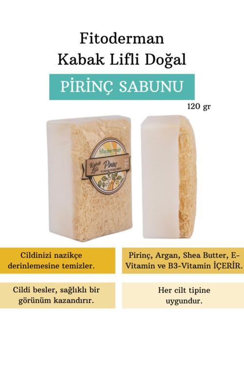 Kabak Lifli Beyazlatıcı Ve Aydınlatıcı Pirinç Sabunu