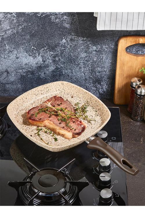 Creamy 28*28 Cm Kare Kapaksız Tava