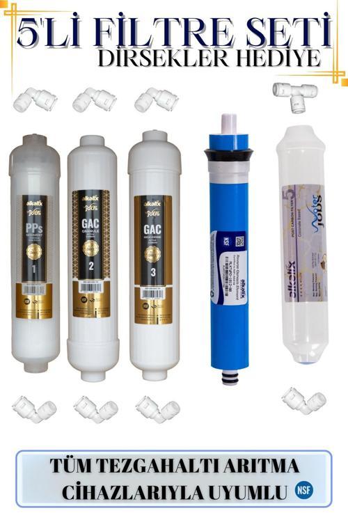 Tüm Kapalı Kasa Su Arıtma Cihazları İle Uyumlu 5'Li Su Arıtma Filtre Seti