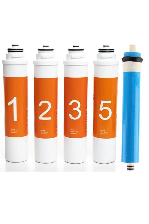 Puricom Ve Waterlife Su Arıtma Cihazları Uyumlu Tak Çevir 5'Li Filtre Seti